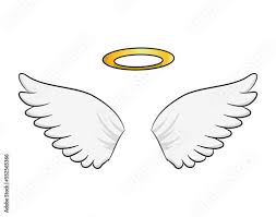 Angel Wings and Halo Clipart Stock ...